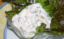 Фото рецепта: Салат с грибами и картофелем