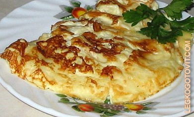 Фото рецепта: Английский омлет с сыром