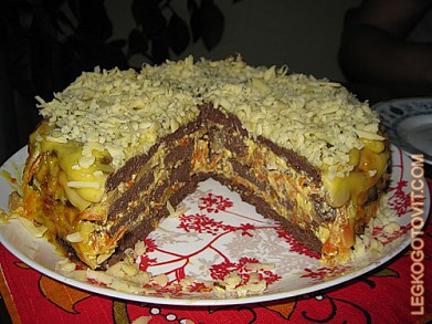 Фото рецепта: Печеночный торт