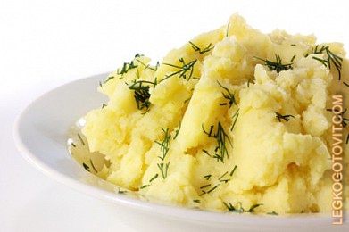 Фото рецепта: Картофельное пюре с чесноком