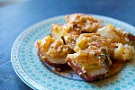 Фото рецепта: Картофель с сыром и помидорами