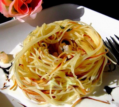 Фото рецепта: Спагетти-гнезда