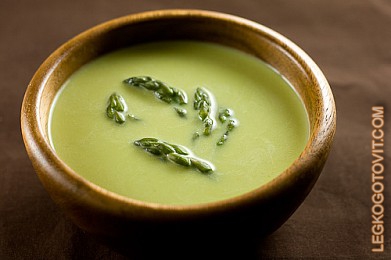 Фото рецепта: Крем-суп из спаржи