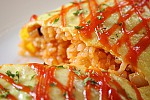 Фото рецепта: Омлет с рисом по-японски