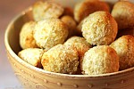 Фото рецепта: Хрустящее миндально-кокосовое печенье