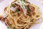Фото рецепта: Спагетти с грибным соусом 