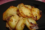 Фото рецепта: Жареный картофель с беконом, луком и чесноком