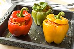 Фото рецепта: Вегетарианские фаршированные перцы