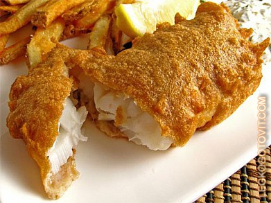 Рыбное филе в картофельном кляре