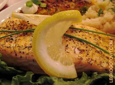 Фото рецепта: Запеченное филе морского сома