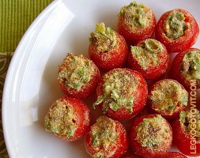 Фото рецепта: Фаршированные помидоры черри