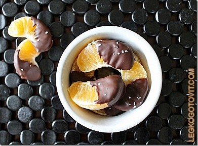 Фото рецепта: Мандарины в шоколаде