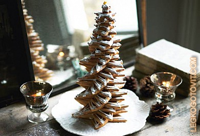 Фото рецепта: Рождественская елка из печенья