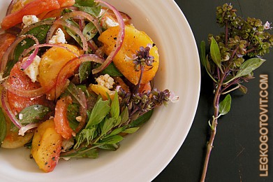 Фото рецепта: Салат из помидоров