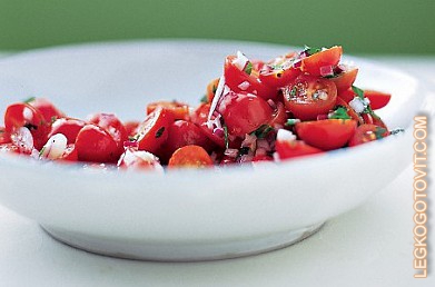 Фото рецепта: Салат из помидоров черри