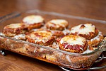 Фото рецепта: Жареные баклажаны с сыром