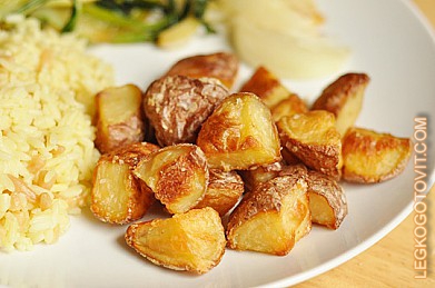 Фото рецепта: Печеный картофель из духовки