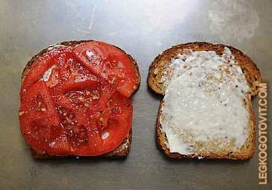Фото рецепта: Томатный сэндвич