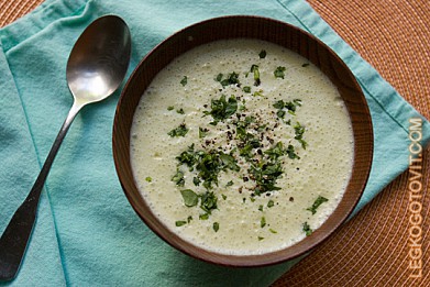 Фото рецепта: Холодный суп Vichyssoise