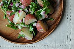 Фото рецепта: Картофельный салат с рукколой