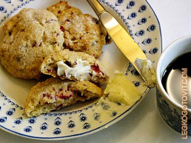 Фото рецепта: Печенье со свежей клюквой