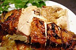 Фото рецепта: Курица с пряными травами и медом