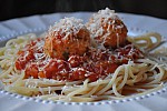Фото рецепта: Cпагетти с фрикадельками