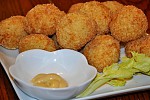 Фото рецепта: Картофельные крокеты с начинкой