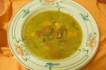 Фото рецепта: Гороховый суп с охотничьими колбасками