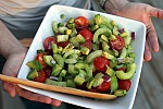 Как приготовить Салат из свежих овощей и авокадо