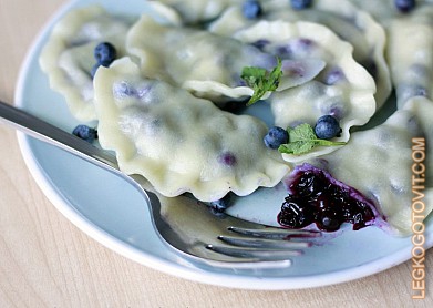 Вареники с черникой рецепт – Украинская кухня: Закуски. «Еда»