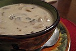 Фото рецепта: Крем-суп с сушеными грибами