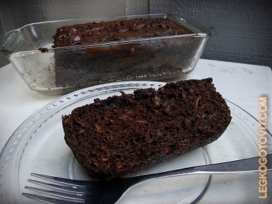 Фото рецепта: Шоколадно-морковный торт