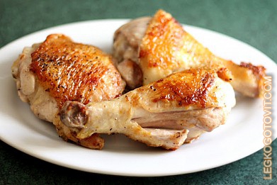 Жареная курица в южном стиле