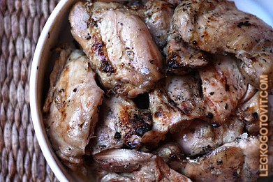 Фото рецепта: Жареные куриные бедрышки в цитрусовом маринаде