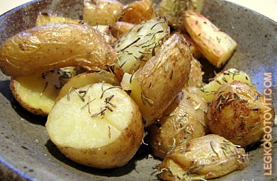 Фото рецепта: Жареный картофель с тимьяном
