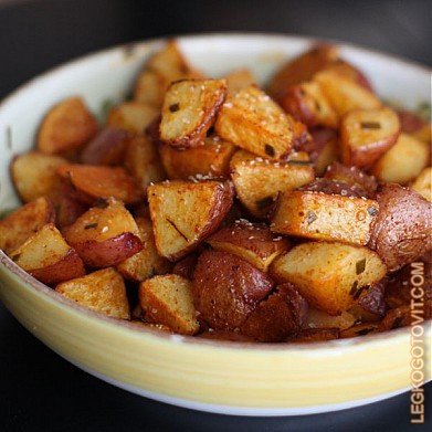 Фото рецепта: Жареный картофель с копченой паприкой