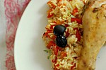 Фото рецепта: Жареная курица с рисом