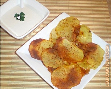 Фото рецепта: Картофельные чипсы