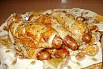 Фото рецепта: Сосиски в слоеном тесте c прованскими травами
