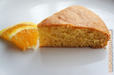 Фото рецепта: Оранжевый пирог