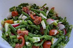 Фото рецепта: Салат с зеленой фасолью
