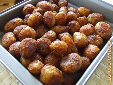 Фото рецепта: Пряный запеченный картофель