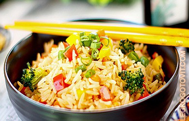Фото рецепта: Рис с овощами