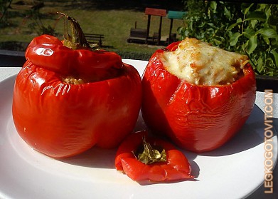 Фото рецепта: Фаршированный болгарский перец