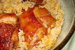 Фото рецепта: Запеченная курица с рисом