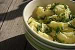 Фото рецепта: Картофельное пюре с зеленым луком