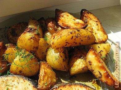 Фото рецепта: Золотистый жареный картофель