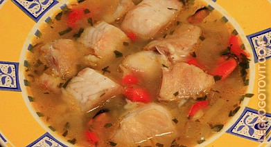 Фото рецепта: Рыбный суп из хека