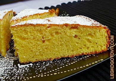 Фото рецепта: Нежный лимонный пирог